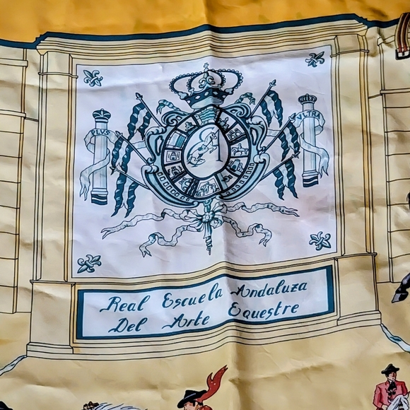 HERMÈS scarf “Real Escuela Andaluza” by Hubert de Watrigant - Picture 4 of 6